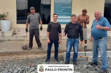 OBRAS NA RUA VEREADOR JOÃO HORSZYN CONTINUAM A TODO VAPOR