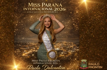 O Município de Paulo Frontin já Tem sua Representante no Oficial Miss Paraná Internacional 2026!!!