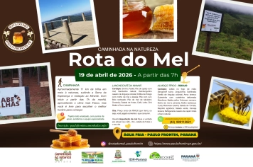 Com grande entusiasmo anunciamos a Rota do Mel! 