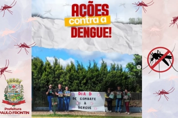 Prefeitura Municipal de Paulo Frontin intensifica ações da Campanha de Combate à Dengue ao longo de novembro