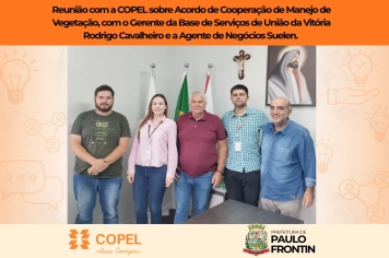 Reunião institucional com a COPEL 