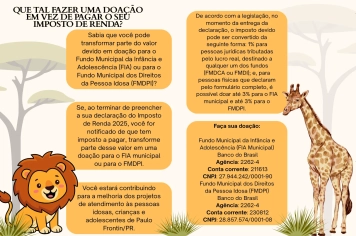 Você sabia? Parte do seu Imposto de Renda pode virar doação!