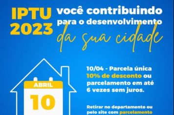 Você contribuindo para o desenvolvimento da sua cidade!