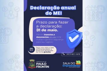Declaração Anual MEI! 