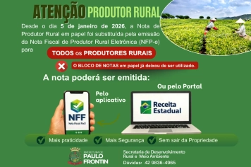 Atenção Produtor rural!