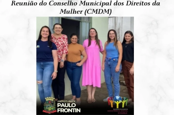 Reunião do Conselho Municipal dos Direitos da Mulher 