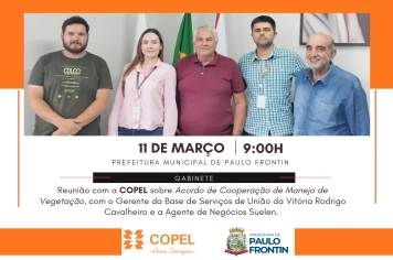 Reunião institucional com a COPEL 