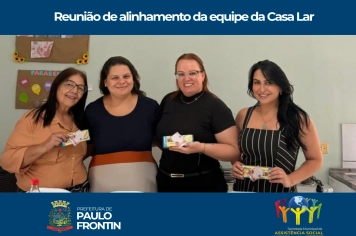  Reunião de alinhamento da equipe da Casa Lar!