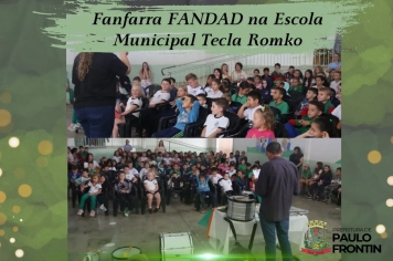 Fanfarra FANDAD na Escola Municipal Tecla Romko