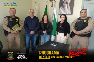 O PROERD ESTÁ DE VOLTA EM PAULO FRONTIN!