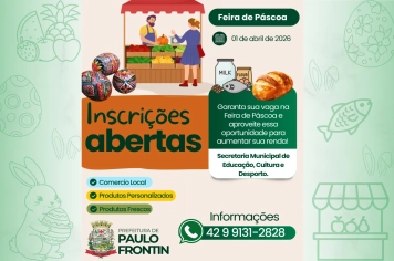 Feira de Páscoa 2026 – Inscrições Abertas!!!