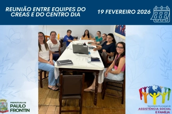 Reunião entre equipes do creas e do centro dia!