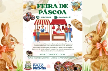 FEIRA DE PÁSCOA EM PAULO FRONTIN!
