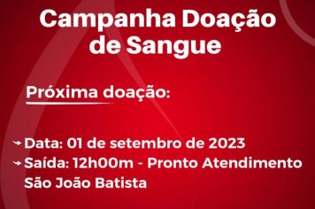 CAMPANHA DOAÇÃO DE SANGUE 