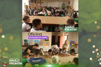 Oficina entalhe em sabão 