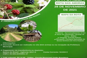 1ª CAMINHADA NA NATUREZA - ROTA DAS AMORAS