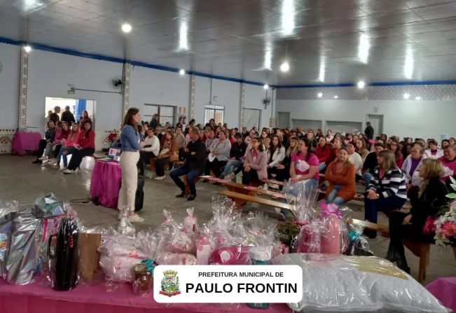 EVENTO OUTUBRO ROSA EM PAULO FRONTIN