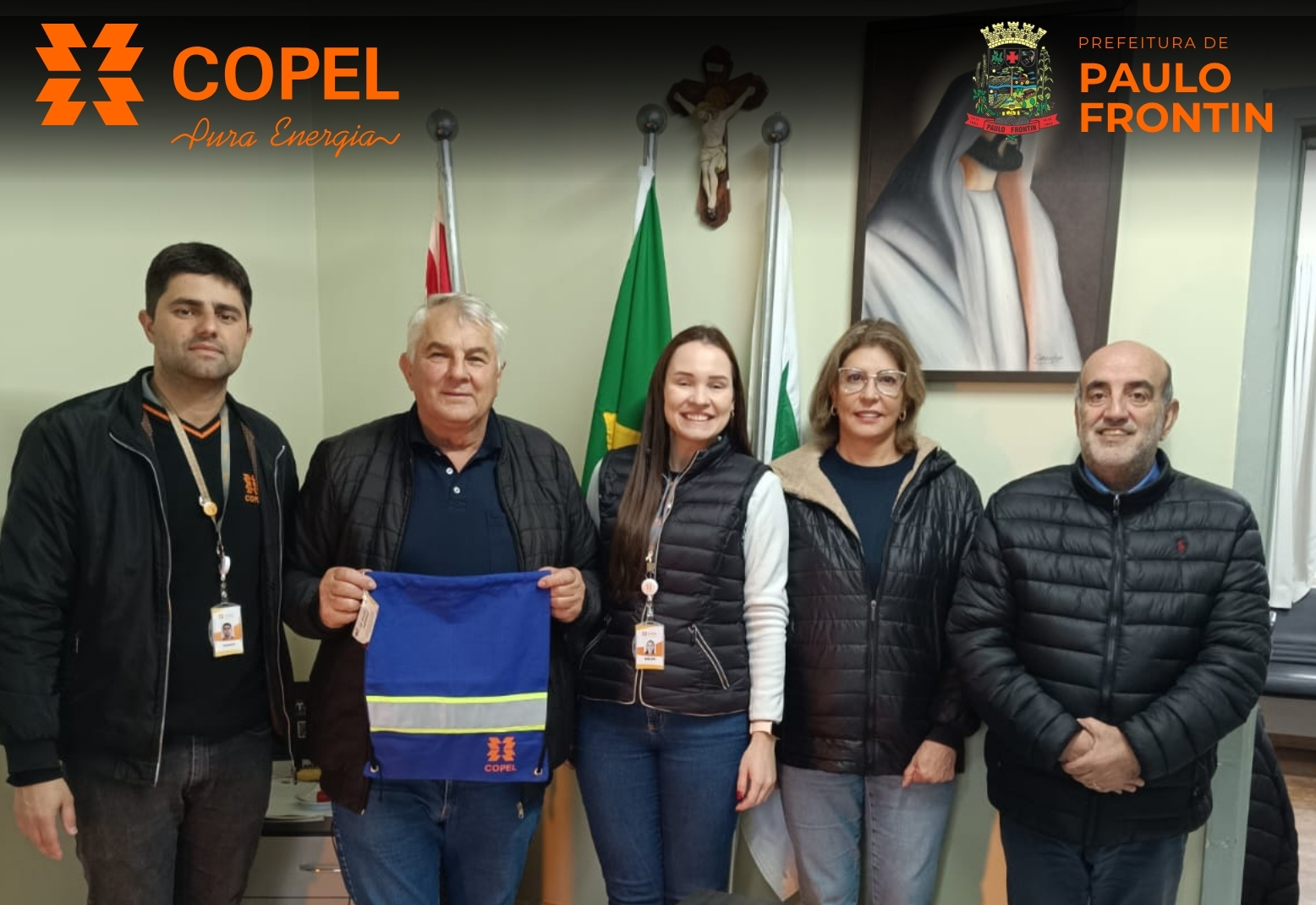 Reunião sobre parceria com a Copel e Plano Safra para fumicultores.