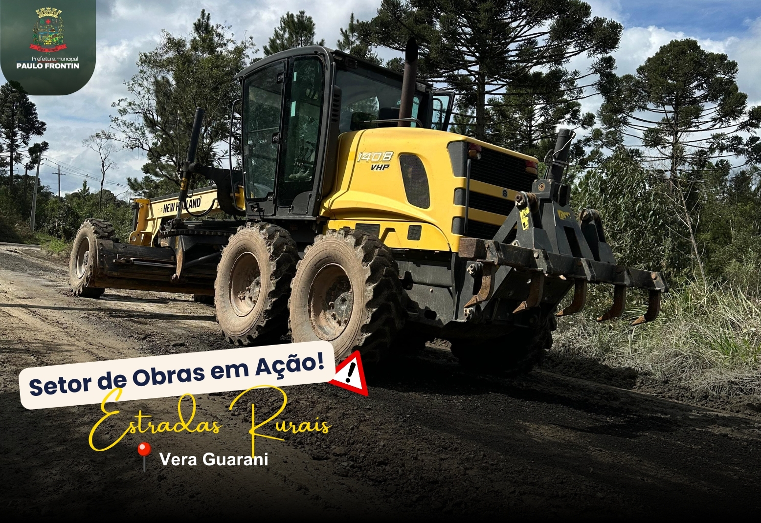 Manutenção nas Estradas Rurais