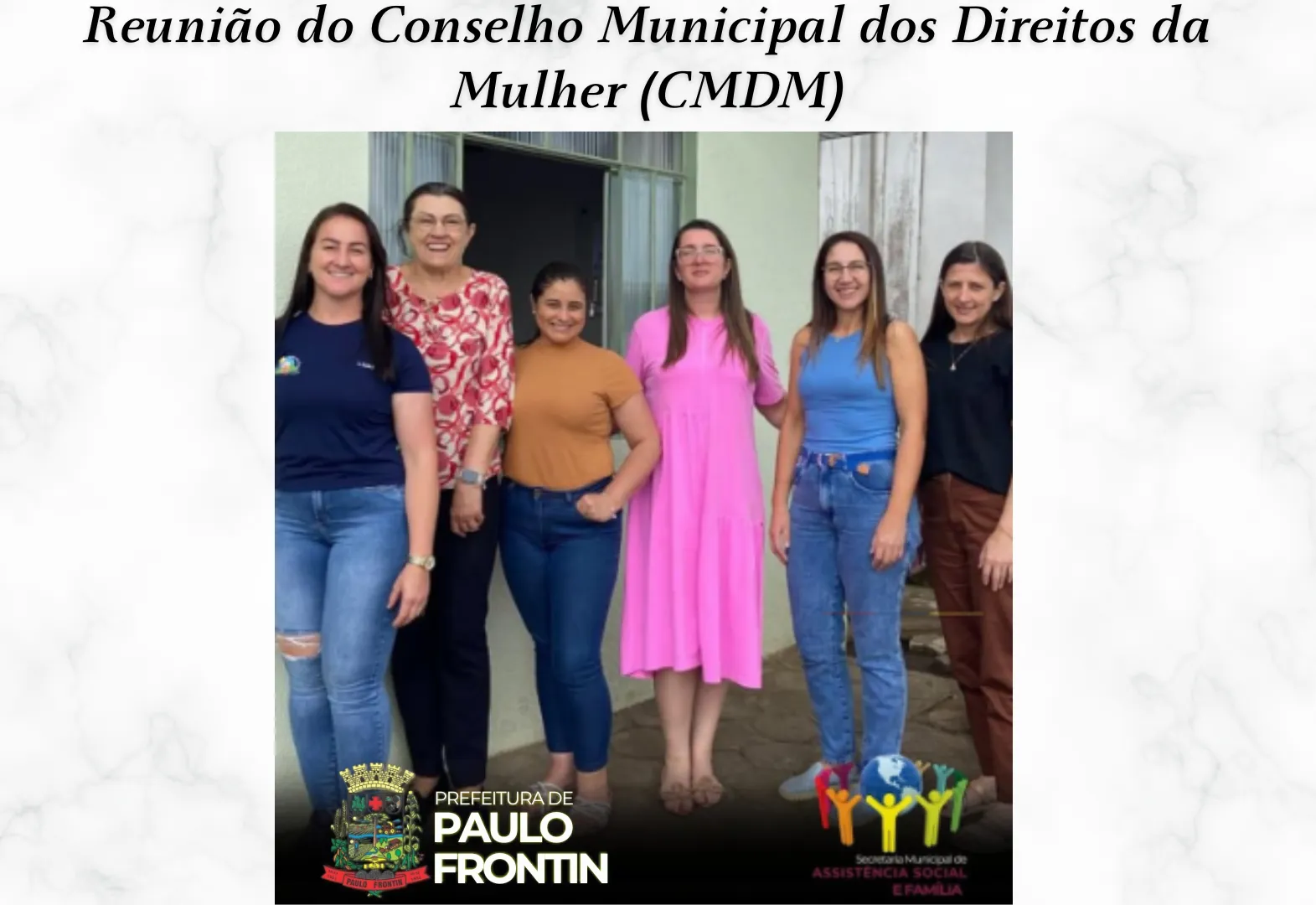 Reunião do Conselho Municipal dos Direitos da Mulher 