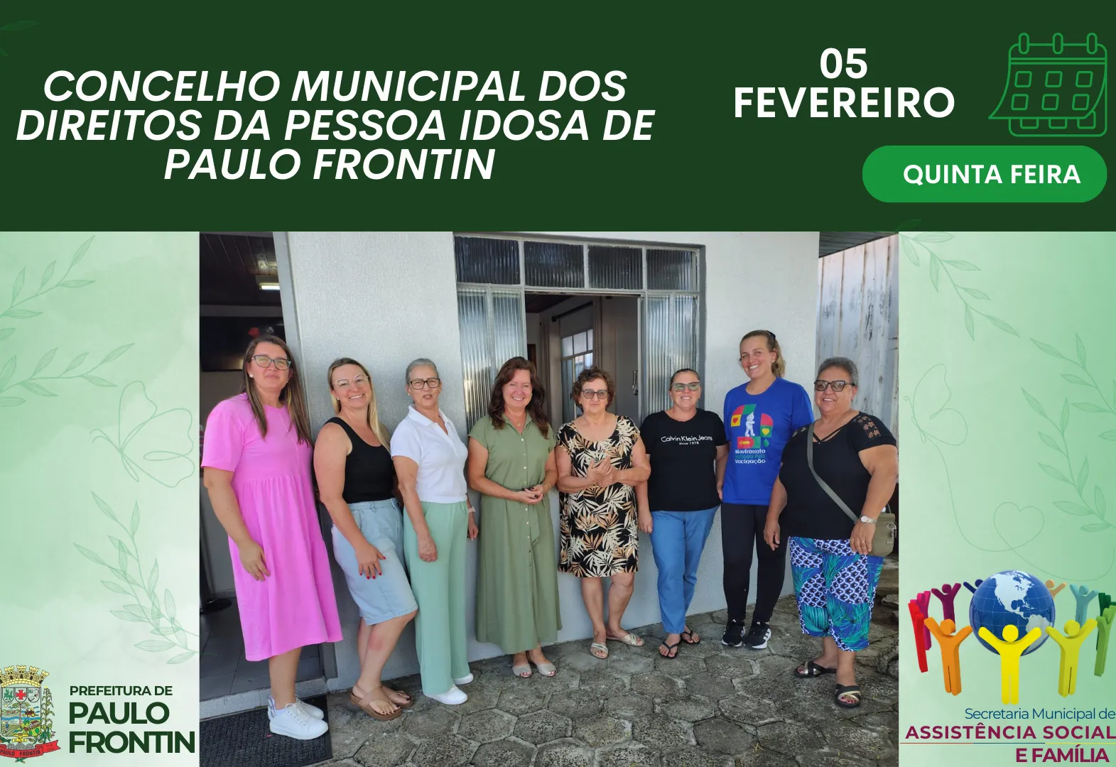 Concelho municipal dos direitos da pessoa idosa de paulo frontin!