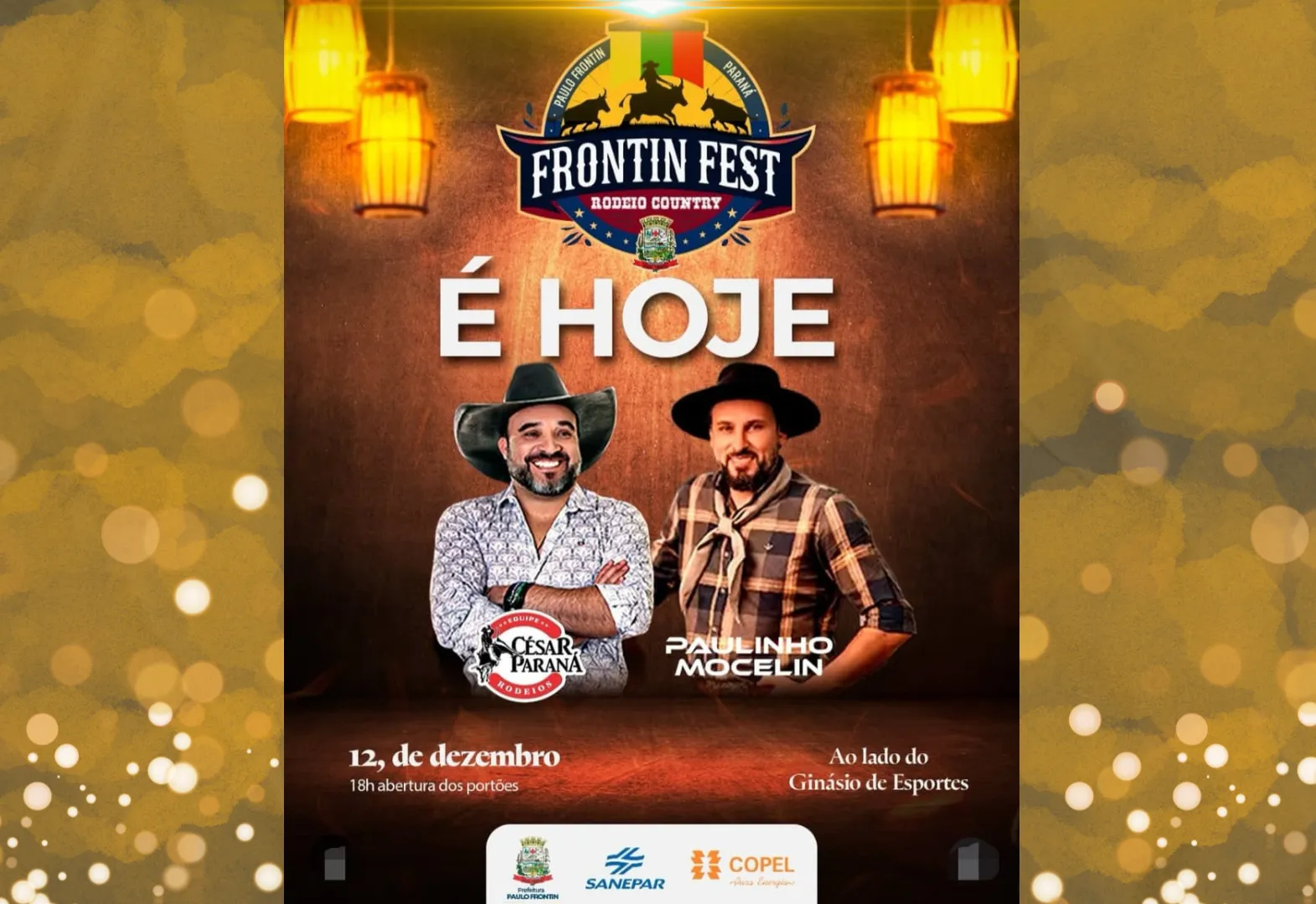  É HOJE! Chegou a sexta-feira e os portões da Frontin Fest estão oficialmente abertos! 