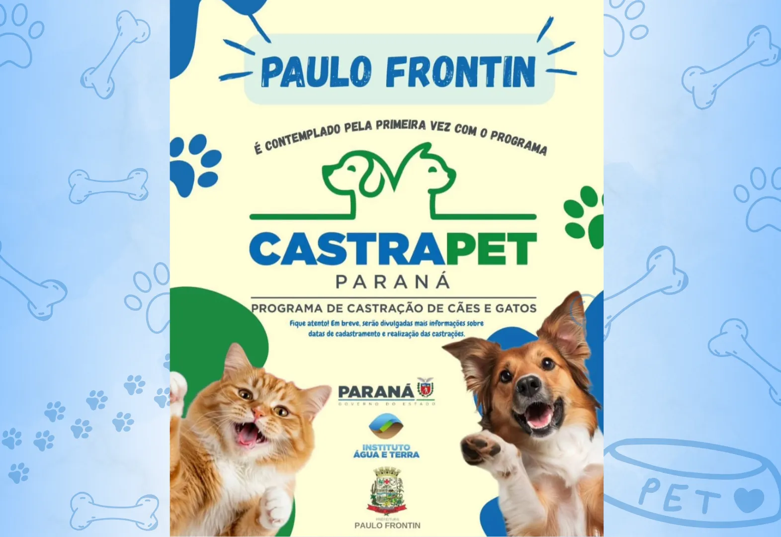 PAULO FRONTIN RECEBE O PROGRAMA CASTRAPET PARANÁ! 