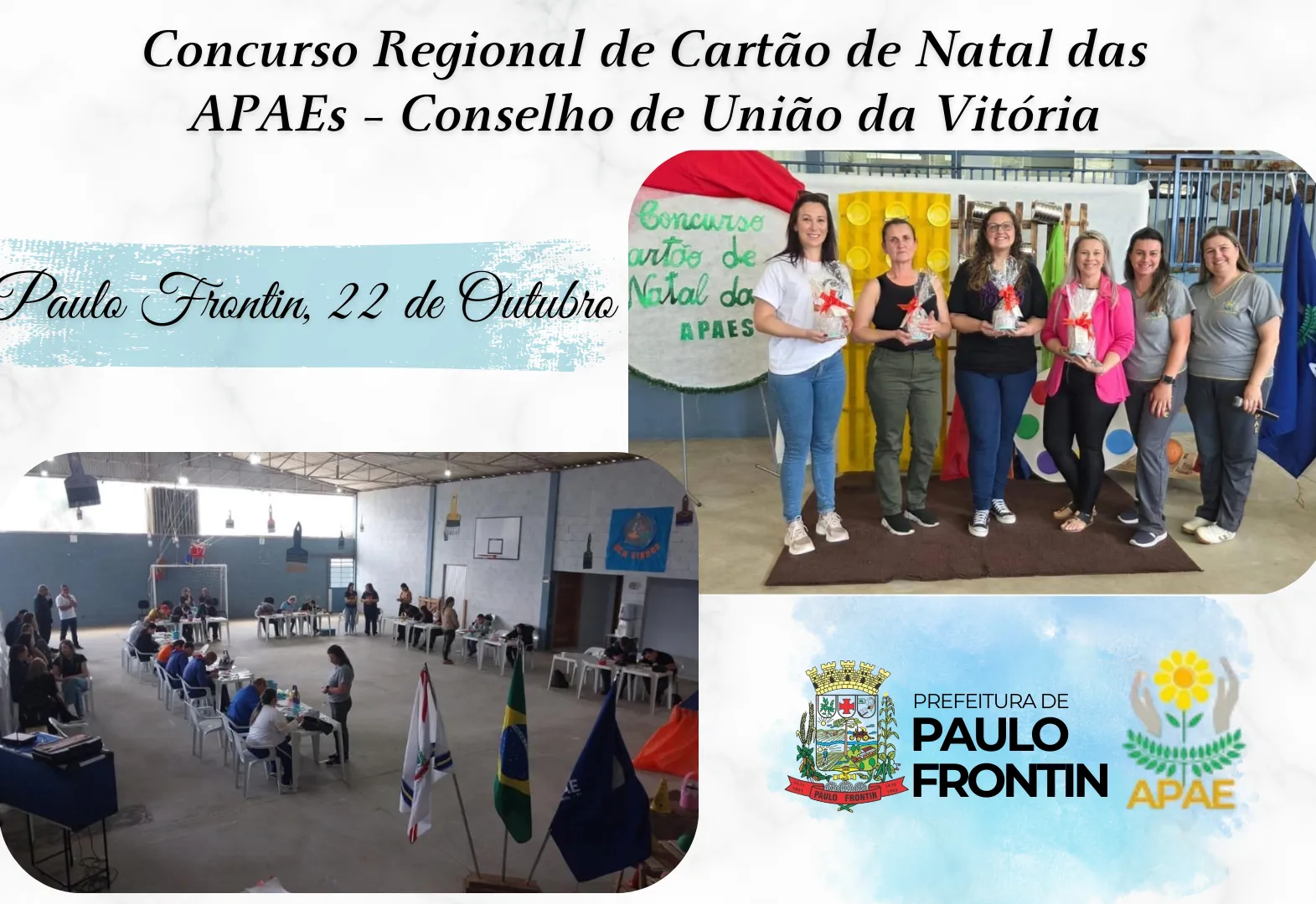 Concurso Regional de Cartão de Natal das APAEs – Conselho de União da Vitória