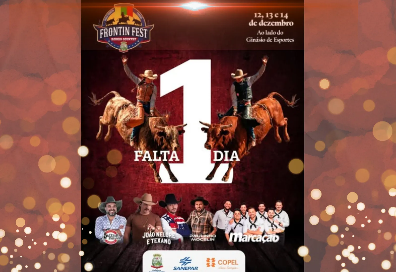 É AMANHÃ! O Frontin Fest vai tremer Paulo Frontin!